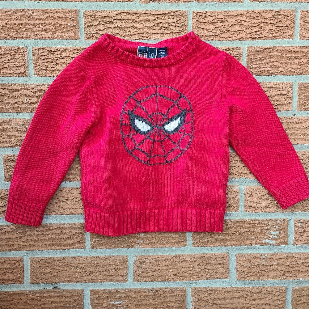 GAP 🕷Spiderman sweater boys size 4